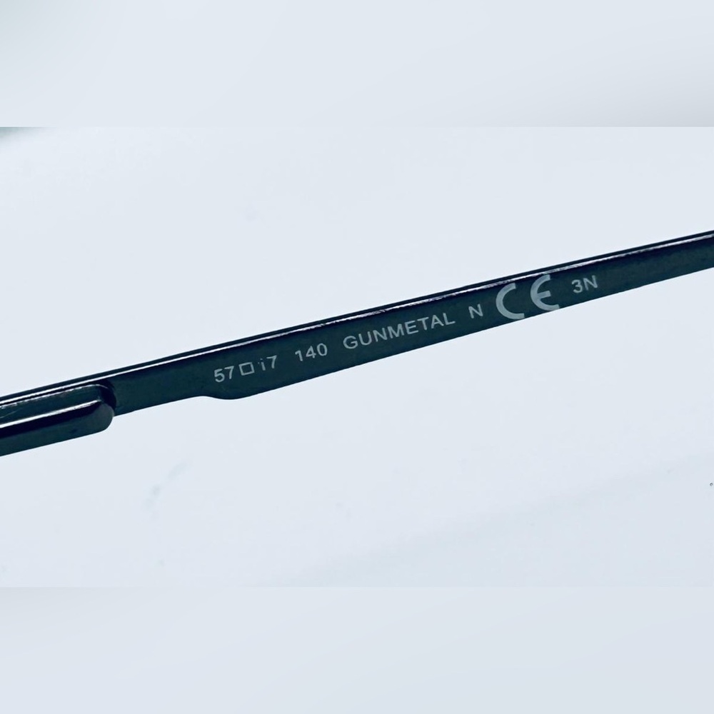 Gunmetal Pilot Sunglasses Frames Only - Picture 7 of 8
